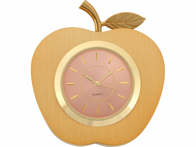 Часы настольные «Золотое яблоко» с логотипом  заказать по выгодной цене в кибермаркете AvroraStore