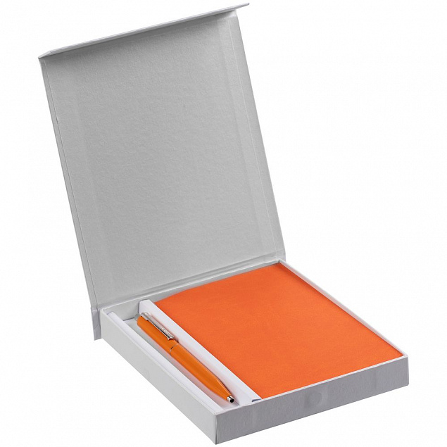 Набор Flat Mini, оранжевый с логотипом  заказать по выгодной цене в кибермаркете AvroraStore