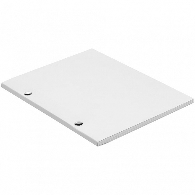 Блокнот Pinpoint, белый с логотипом  заказать по выгодной цене в кибермаркете AvroraStore