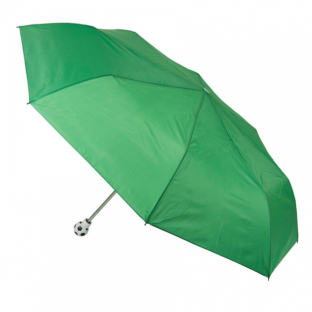 Зонт складной FOOTBALL, механический с логотипом  заказать по выгодной цене в кибермаркете AvroraStore