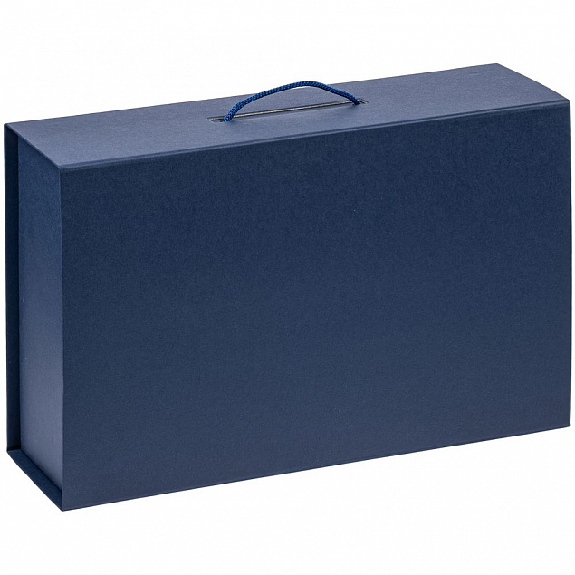 Коробка Big Case, синяя с логотипом  заказать по выгодной цене в кибермаркете AvroraStore