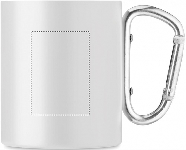 Металлическая кружка с двойными с логотипом  заказать по выгодной цене в кибермаркете AvroraStore