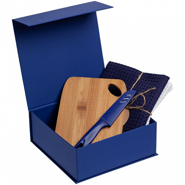 Коробка BrightSide, синяя с логотипом  заказать по выгодной цене в кибермаркете AvroraStore
