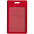 Чехол для пропуска Dorset, красный с логотипом  заказать по выгодной цене в кибермаркете AvroraStore