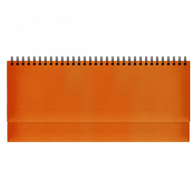 Недатированный планинг Manchester 298х140 мм, апельсин с логотипом  заказать по выгодной цене в кибермаркете AvroraStore