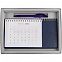 Коробка Ridge для ежедневника, календаря и ручки, серебристая с логотипом  заказать по выгодной цене в кибермаркете AvroraStore
