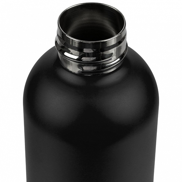 Термобутылка Glendale, черная с логотипом  заказать по выгодной цене в кибермаркете AvroraStore