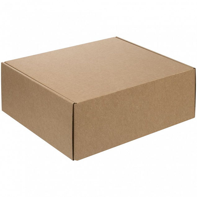 Коробка New Grande, крафт с логотипом  заказать по выгодной цене в кибермаркете AvroraStore