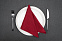 Салфетка сервировочная Settle In, красная с логотипом  заказать по выгодной цене в кибермаркете AvroraStore
