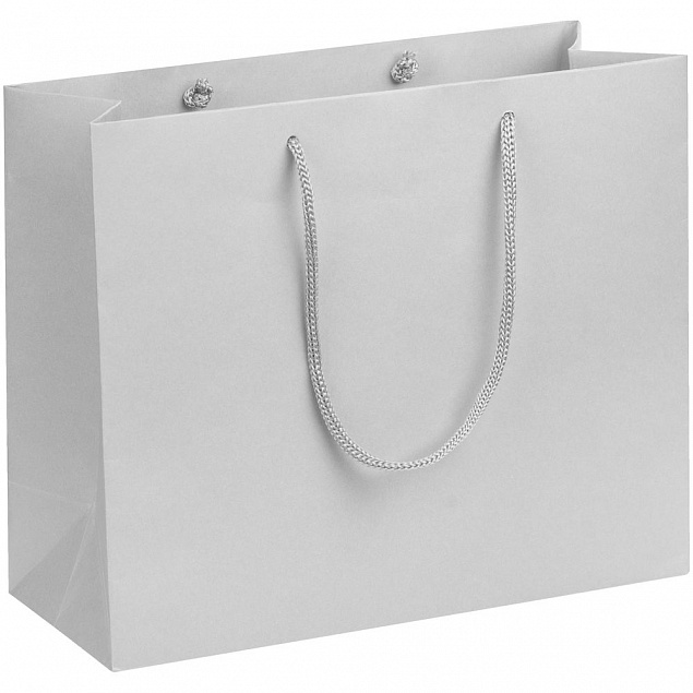Пакет Porta, малый, серый с логотипом  заказать по выгодной цене в кибермаркете AvroraStore