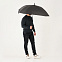 Зонт-трость с квадратным куполом, Mistral, черный с логотипом  заказать по выгодной цене в кибермаркете AvroraStore