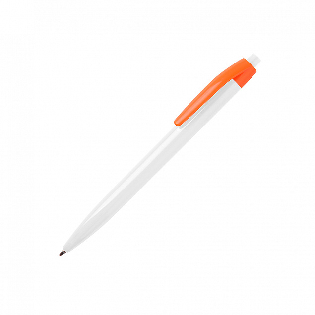 Ручка шариковая Pim - Оранжевый OO с логотипом  заказать по выгодной цене в кибермаркете AvroraStore