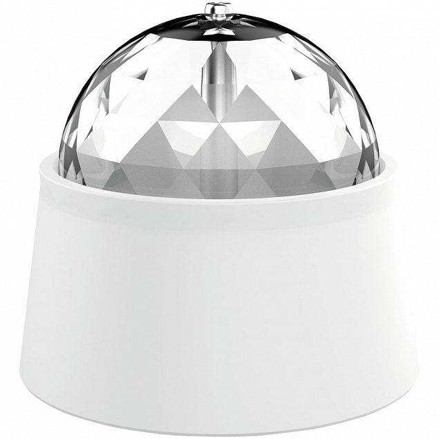 Настольный светильник Gauss Disco с фиксированной проекцией, белый с логотипом  заказать по выгодной цене в кибермаркете AvroraStore