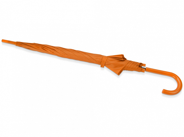 Зонт-трость Яркость, оранжевый с логотипом  заказать по выгодной цене в кибермаркете AvroraStore