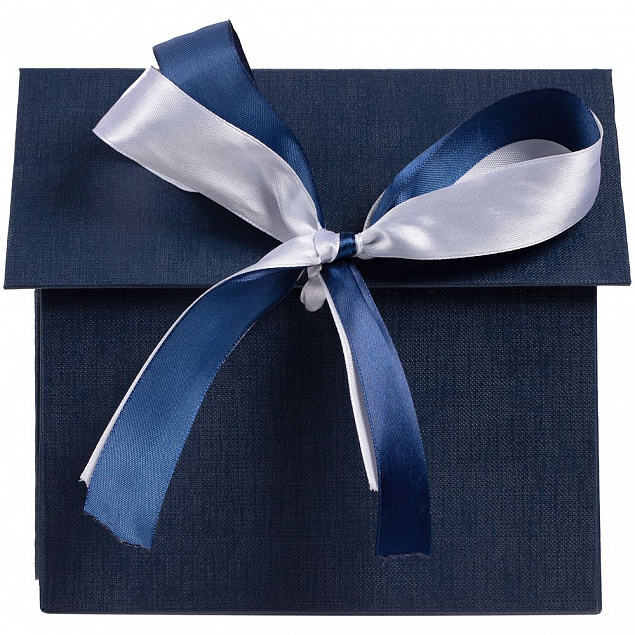 Коробка Homelike, синяя с логотипом  заказать по выгодной цене в кибермаркете AvroraStore
