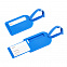 Бирка багажная "Полет", синяя с логотипом  заказать по выгодной цене в кибермаркете AvroraStore
