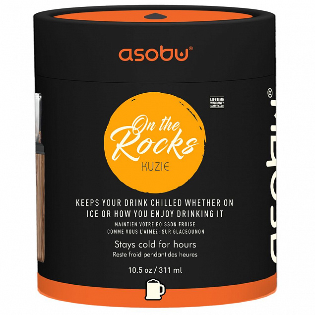 Термобокал Rocks для крепких напитков, белый с логотипом  заказать по выгодной цене в кибермаркете AvroraStore