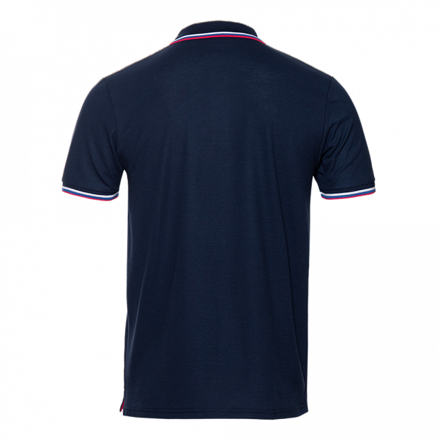 Рубашка поло StanRussian Тёмно-синий с логотипом  заказать по выгодной цене в кибермаркете AvroraStore