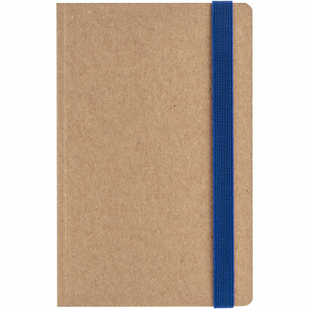 Ежедневник Eco Write Mini, недатированный, с синей резинкой с логотипом  заказать по выгодной цене в кибермаркете AvroraStore