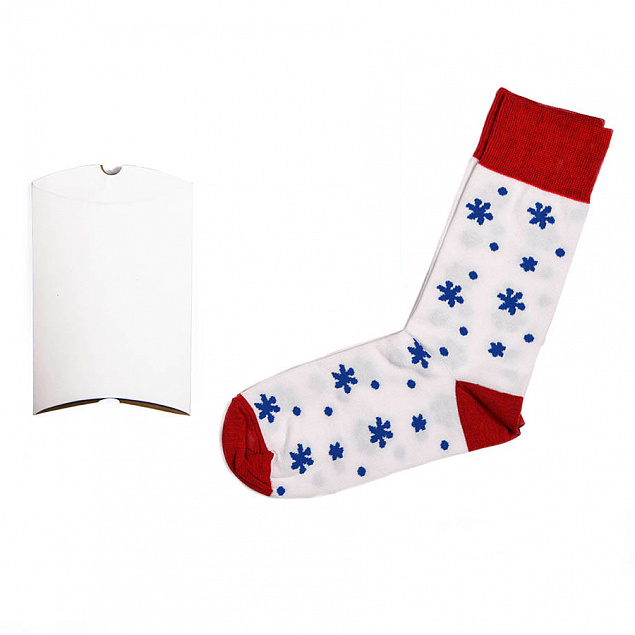 Носки подарочные  "Зима" в упаковке с логотипом  заказать по выгодной цене в кибермаркете AvroraStore