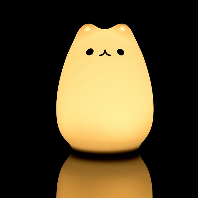 Силиконовый светильник Cosmic Cat с логотипом  заказать по выгодной цене в кибермаркете AvroraStore