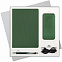 Подарочный набор Portobello/Tweed зеленый (Ежедневник недат А5, Ручка, Power Bank) с логотипом  заказать по выгодной цене в кибермаркете AvroraStore