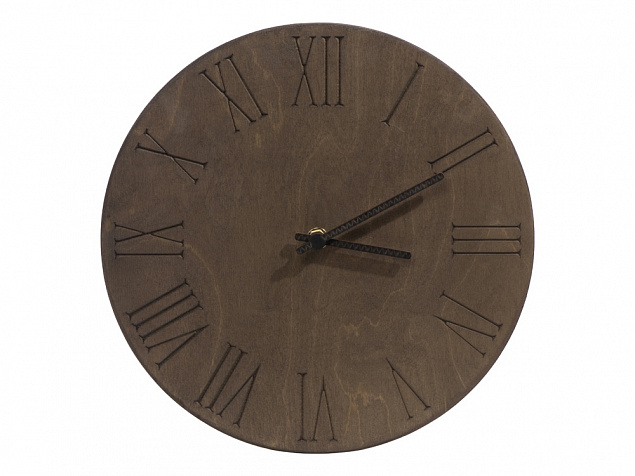 Часы деревянные «Лиара» с логотипом  заказать по выгодной цене в кибермаркете AvroraStore