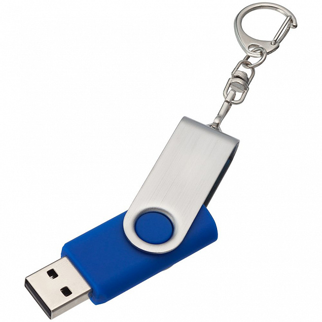 Набор Flashwrite, 8 Гб, синий с логотипом  заказать по выгодной цене в кибермаркете AvroraStore
