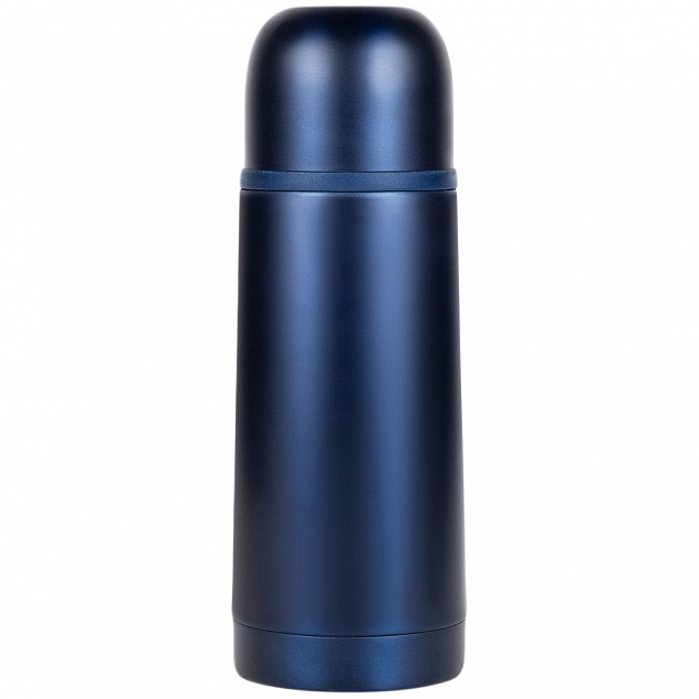Термос Relaxika 350, темно-синий с логотипом  заказать по выгодной цене в кибермаркете AvroraStore