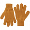 Перчатки Real Talk, горчичные с логотипом  заказать по выгодной цене в кибермаркете AvroraStore