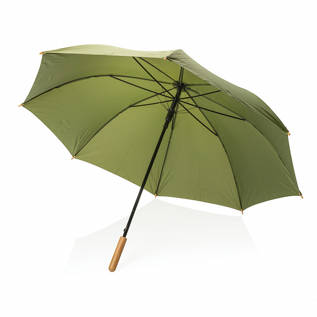 Плотный зонт Impact из RPET AWARE™ с автоматическим открыванием, d120 см с логотипом  заказать по выгодной цене в кибермаркете AvroraStore