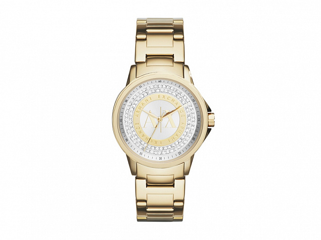 Часы наручные, женские. Armani Exchange с логотипом  заказать по выгодной цене в кибермаркете AvroraStore