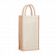 Подарочная сумка из джута с логотипом  заказать по выгодной цене в кибермаркете AvroraStore