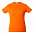 Футболка женская HEAVY LADY, оранжевая с логотипом  заказать по выгодной цене в кибермаркете AvroraStore