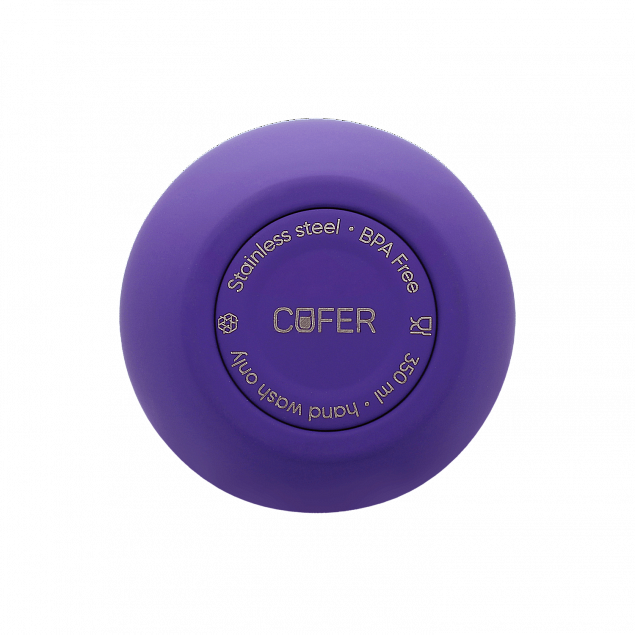 Кофер софт-тач CO12s (фиолетовый) с логотипом  заказать по выгодной цене в кибермаркете AvroraStore