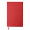 Бизнес-блокнот SIMPLY FLEX, А5,  красный, кремовый блок, в линейку с логотипом  заказать по выгодной цене в кибермаркете AvroraStore