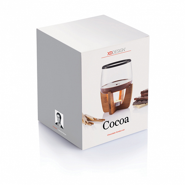 Набор для шоколадного фондю Cocoa с логотипом  заказать по выгодной цене в кибермаркете AvroraStore