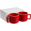 Коробка Couple Cup под 2 кружки, малая, белая с логотипом  заказать по выгодной цене в кибермаркете AvroraStore
