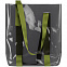 Шоппер Clear Fest, прозрачный серый с зелеными ручками с логотипом  заказать по выгодной цене в кибермаркете AvroraStore