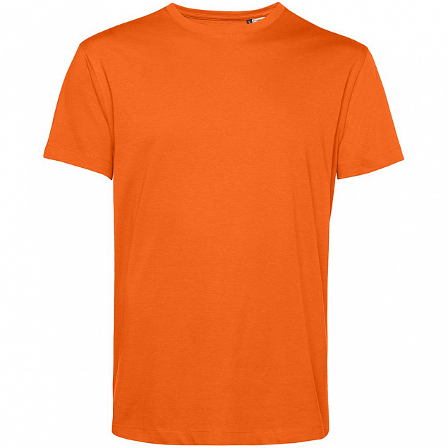Футболка унисекс E150 Organic, оранжевая с логотипом  заказать по выгодной цене в кибермаркете AvroraStore