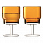 Набор бокалов для вина Utility, оранжевый с логотипом  заказать по выгодной цене в кибермаркете AvroraStore