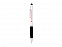 Ручка-стилус шариковая Ziggy черные чернила, серебристый/черный с логотипом  заказать по выгодной цене в кибермаркете AvroraStore