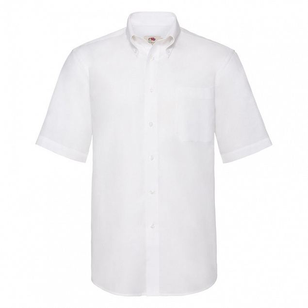 Рубашка мужская SHORT SLEEVE OXFORD SHIRT 130  с логотипом  заказать по выгодной цене в кибермаркете AvroraStore