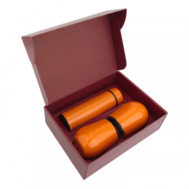 Набор Hot Box C2 red (оранжевый) с логотипом  заказать по выгодной цене в кибермаркете AvroraStore