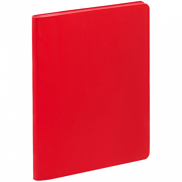 Блокнот Flex Shall, красный с логотипом  заказать по выгодной цене в кибермаркете AvroraStore
