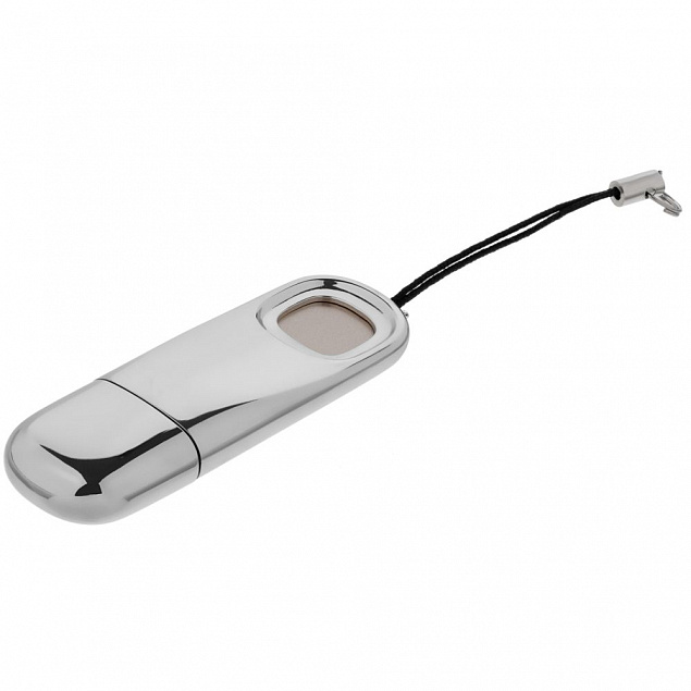Флешка биометрическая Tactum Fast, серебристая, 32 Гб с логотипом  заказать по выгодной цене в кибермаркете AvroraStore