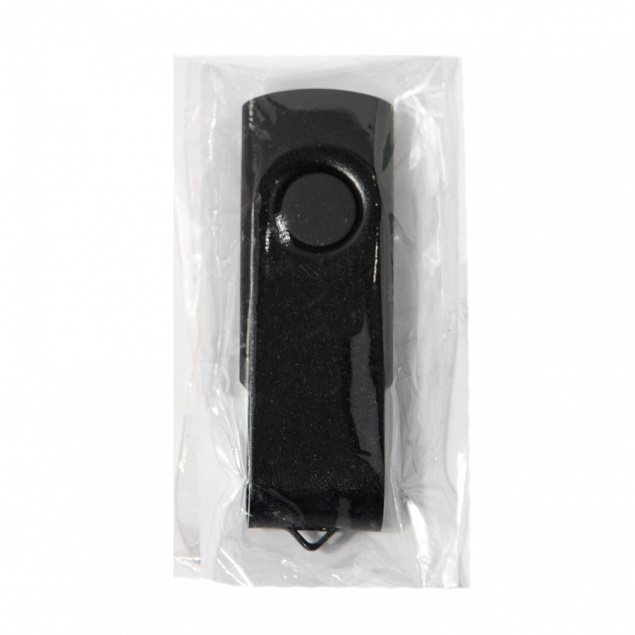 USB flash-карта DOT (8Гб), черный, 5,8х2х1,1см, пластик, металл с логотипом  заказать по выгодной цене в кибермаркете AvroraStore