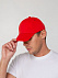 Бейсболка Convention, красная с логотипом  заказать по выгодной цене в кибермаркете AvroraStore