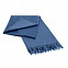 Плед, синий с логотипом  заказать по выгодной цене в кибермаркете AvroraStore