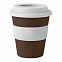 Термостакан с кофейным жмыхом с логотипом  заказать по выгодной цене в кибермаркете AvroraStore